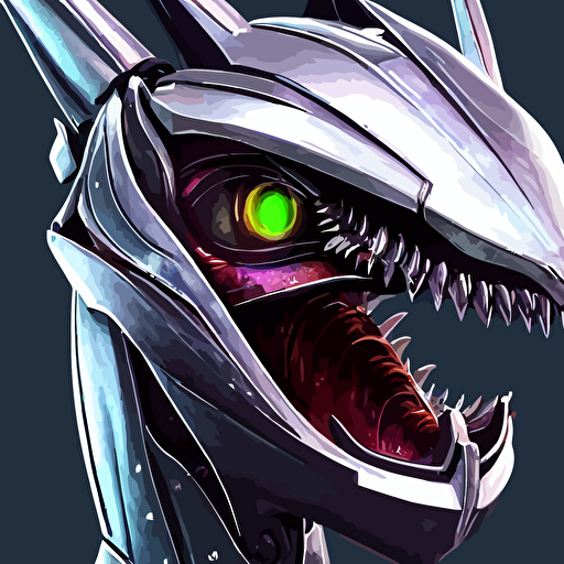 close headshot cute beautiful stunning anthropomorphic female robot dragon sleek silver metal armor glowing oled visor facing camera high quality maw open eat pov food pov open maw highly detailed soft highly detailed digital art furry art anthro art sci fi warframe art destiny art high quality 3d realistic dragon mawshot maw art pov furry art furry mawshot macro art dragon art furaffinity deviantart eka portal g6