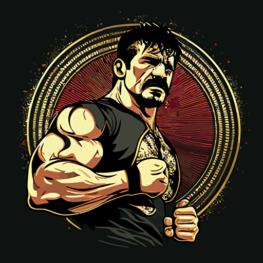Eddie guerrero with ring gear vector style