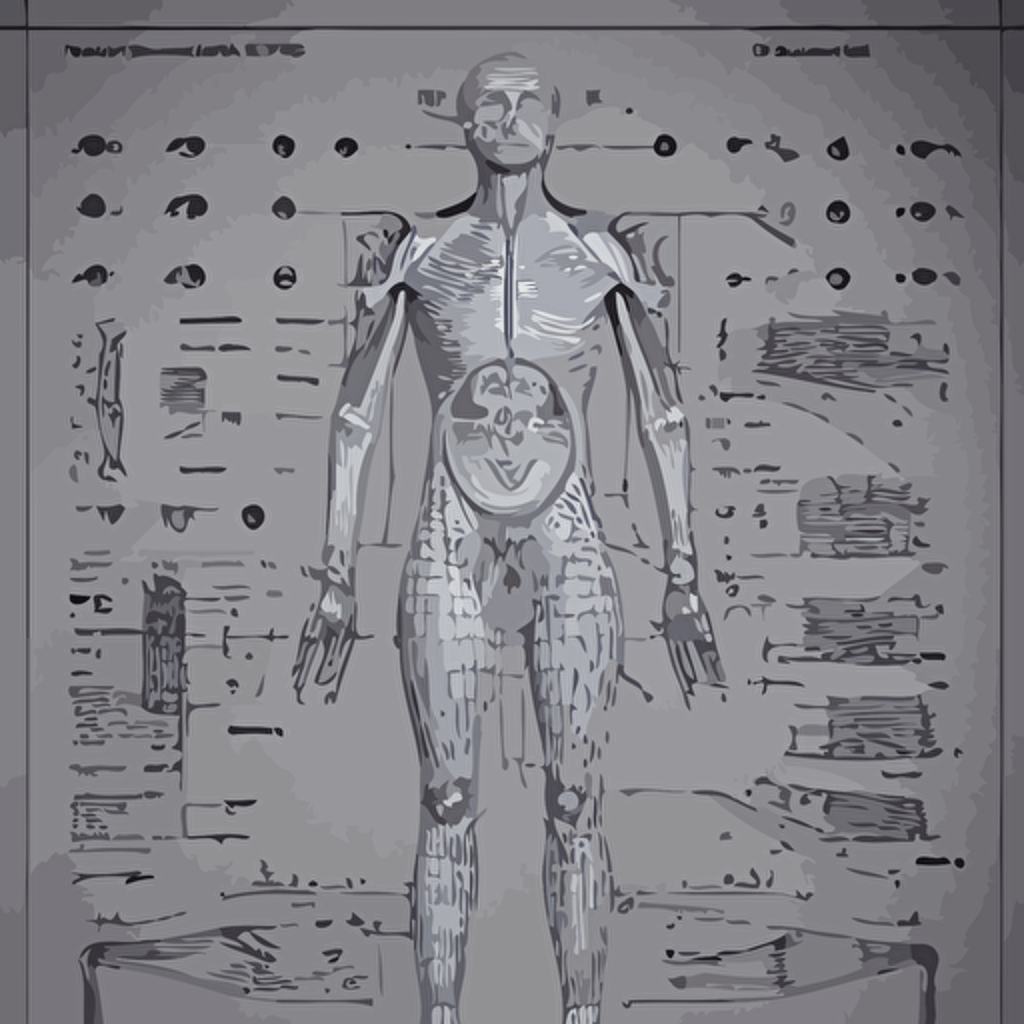 concept detailed intricate design body human anatomy 3d design great finesse organic hyper detailed engineering blueprints technical drawings calculus stained paper hyperrealistic ultra detailed 4 k octane render unreal engine