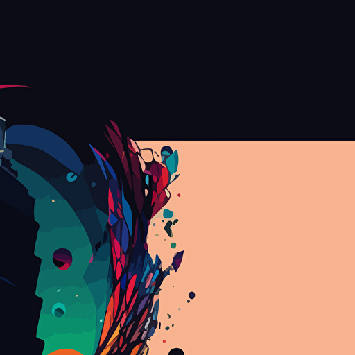 color vector art, taipei 101