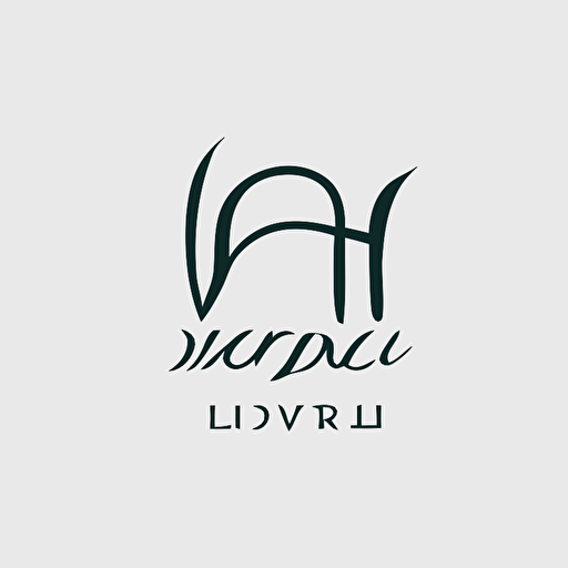 luxury simple logo, vector image
