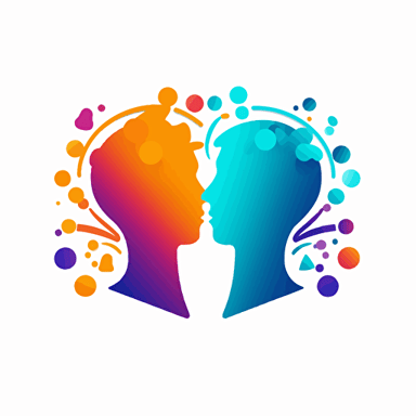 generate logo, no text for multiple speech bubbles, love, trust, connection, vector illustration, award winning logo