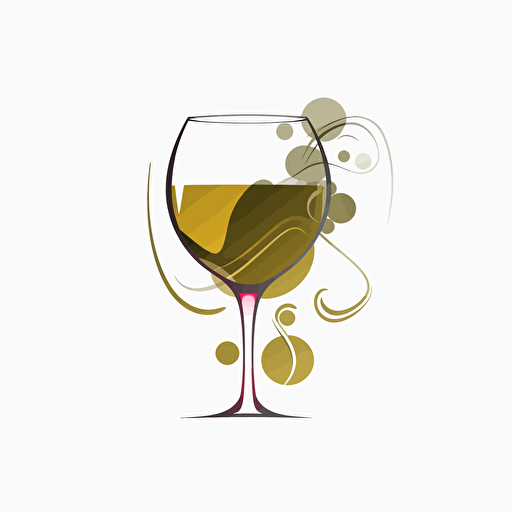 red wine, logo, simple, vector white background, modern, pink