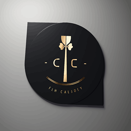 Create a modern minimalist logo of a high end fancy club, vector, 2 color, Saul Bass,