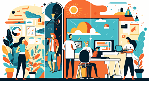 vector style. client oriented approach. shutterstock