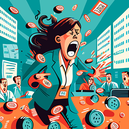 healthcare professional burnout post apocolyptic deviantart dribble whoa wow overdosing on pills and screaming executives in the background vector 2d