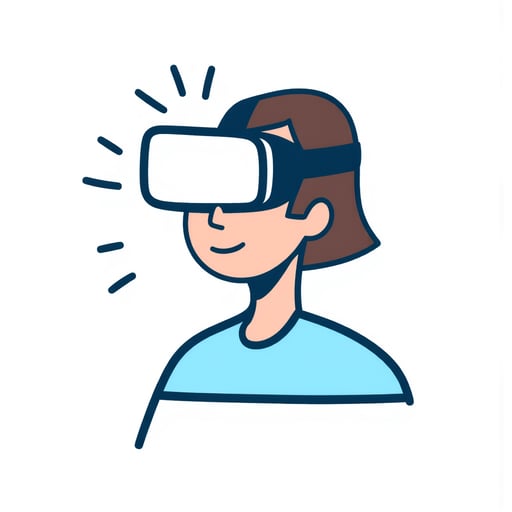 a person with vr headset 