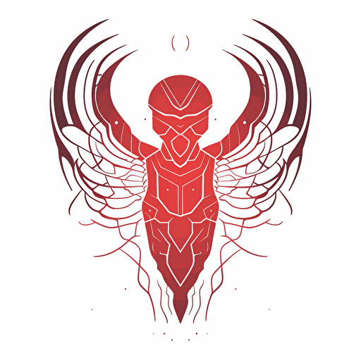 a vector logo of a human uterus