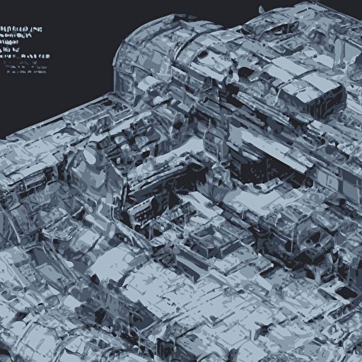 forbidden space station detailed blueprint schematic text illustrated zoomed snippets 8k optane render 3d unreal engine glorious intricate detailed superb pristine clean design center frame intricate details ultra detailed diy maker styling printed futuristic 3d modeling technology colossal desaturated concept art highly detailed blueprints text marker concept art style rendering