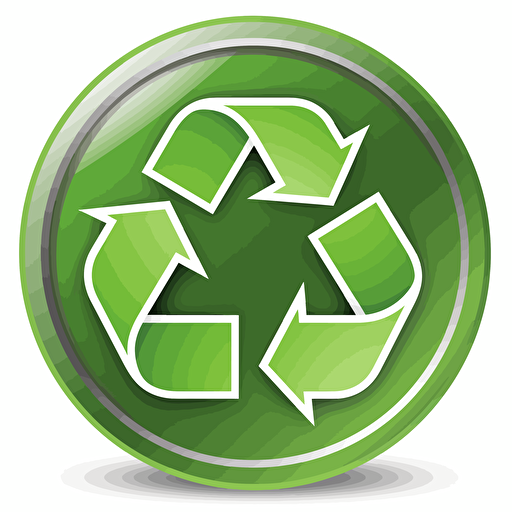 recycle symbol, vector, no background