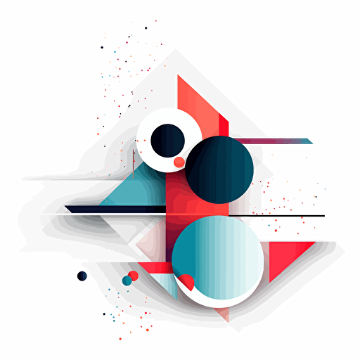 minimalistic vector design, white background