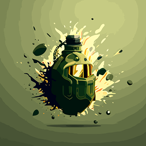 grenade vector