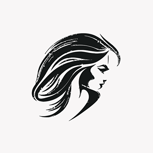 iconic logo, beauty, minimalist, rich color vector on white background