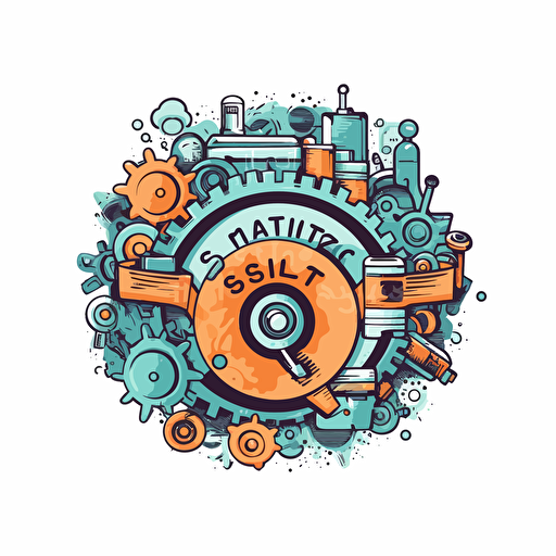 2d vector logo for service that monitors prices of anything on the internet and notify about discounts, it's main goal to save money for it's customers without labels and on white background