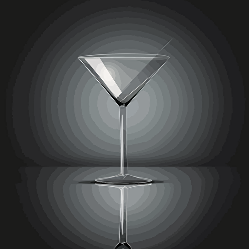 martini glass, logo, elegant, modern, vector
