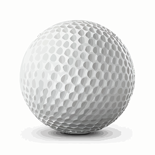 simple vector golf ball