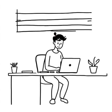 a person working on a 