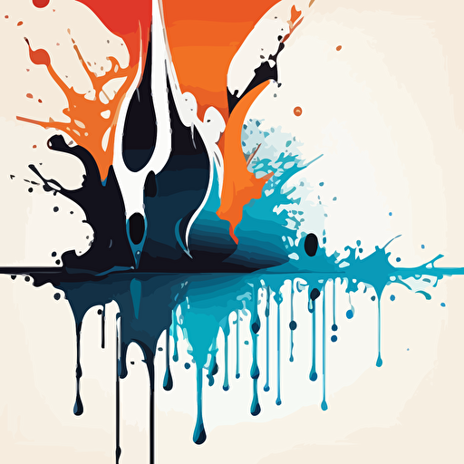 splash backdrop vector simple, 2d vector