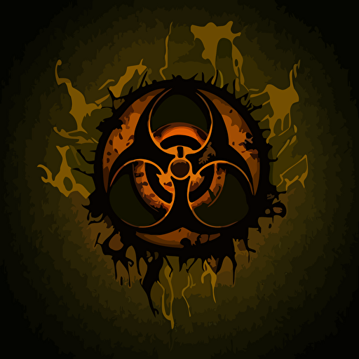 a biohazard desktop wallpaper background vector