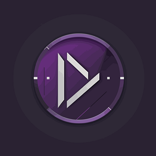 NK vector, logo, technology, clean, minimalist, material design, flat, dark purple, clean dark gray background