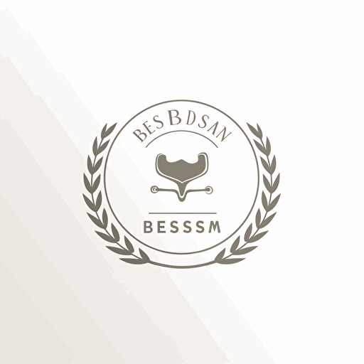 create a modern, clear and minimal logo, on a white background, vectorial, for a dental clinic named "Boss Serban". The logo should contain a dental tool used by the dentist