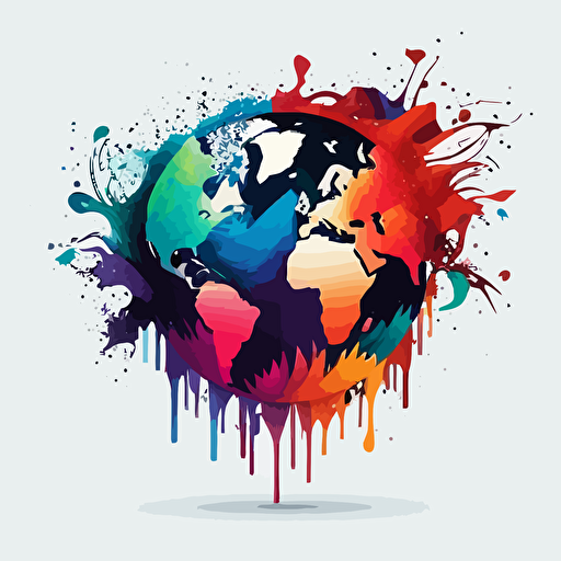 World logo, Vector, white background