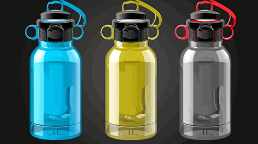 mocap sports bottle, vector