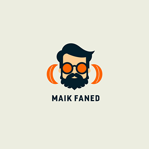 logo design about movies and geek style, branding logo, simple logo, creative logo, vector logo, simple colors, minimalist, movies, games, flat logo, no persons only icon
