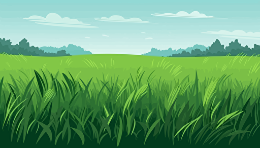 grass field flat clean vector ,