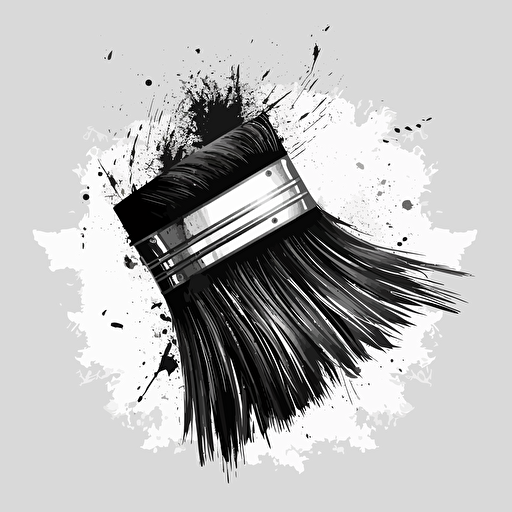 brush element, vector illustration style.