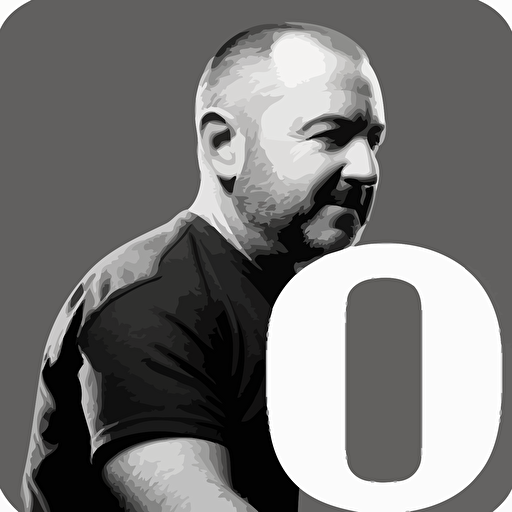 lets jonathan ive design a logo from the number 10, vector, white background