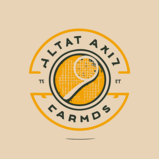 a logo for a tennis tournament
