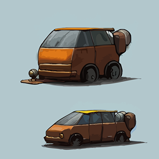 2d concept art small vehicle dawid michalczyk
