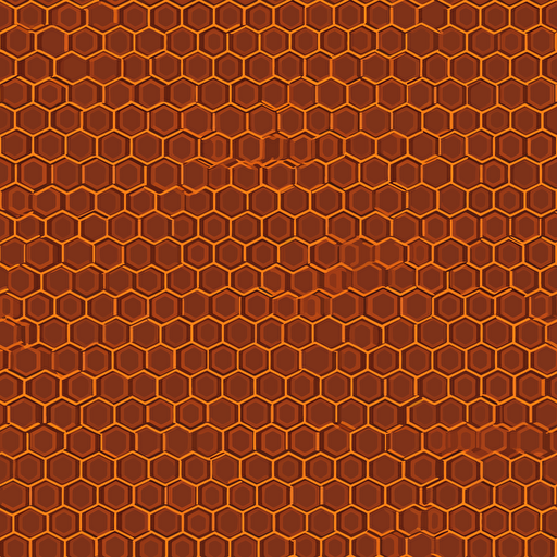 simple plain two dimensional honeycomb pattern vector