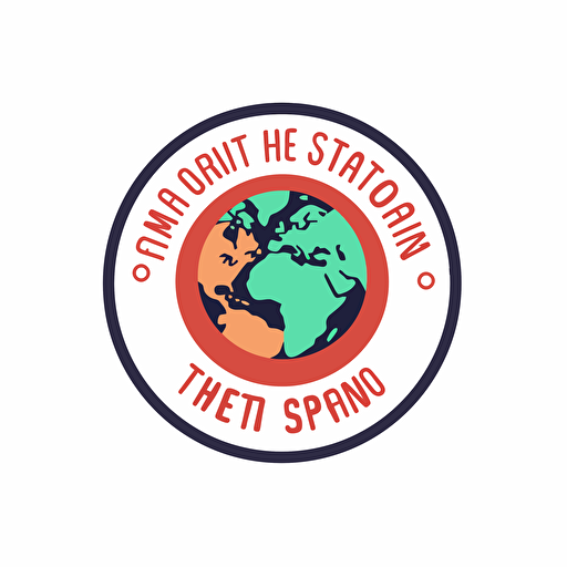 Our mission is that everyone on this planet can afford to be healthy, simple vector logo, on white background