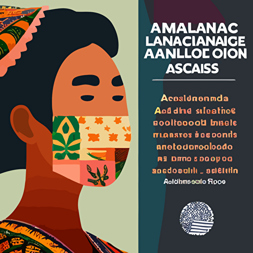 social media post for asian american pacific islander heritage month with using only vector images and no faces.