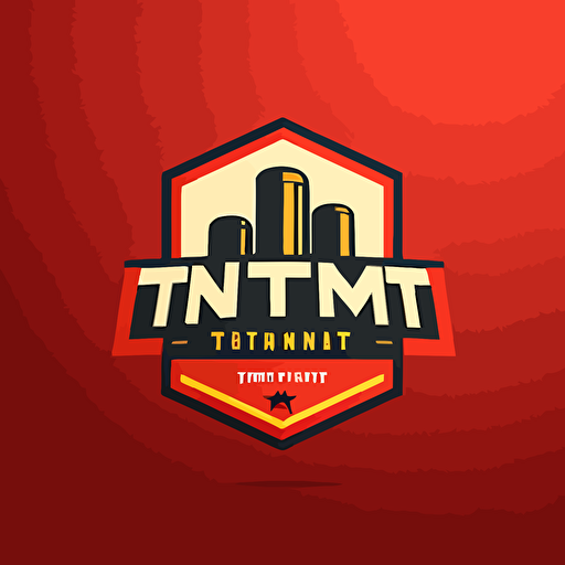 minimal vector logo design using TNT Dynamite for a trading company