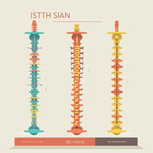spine status flat vector