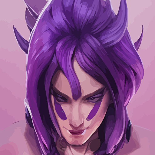 beautiful female purple hair tattoo symmetrical face eyes length fantasy art twitch apex fortnite video game icon 2d game art gta5 cover official fanart behance hd artstation jesper ejsing rhads makoto shinkai lois van baarle ilya kuvshinov rossdraws