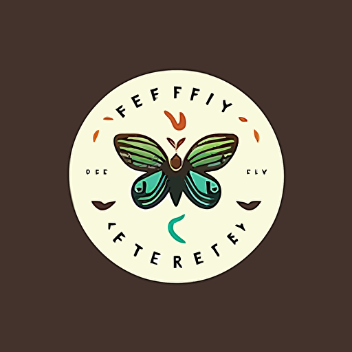 a logo for an eco frienfly coffee shop, minimalist, vector,2d,flat