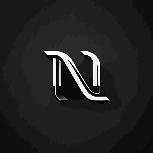 simple brand logo, letter NA, logo, vector logo, vector design, logo design, design ideas, black and white, classic cool design, monograma, company
