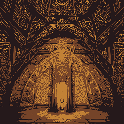 photorealistic magic elven temple intricately woven birch woodwork hyperdetailed photorealism 108 megapixels amazing depth glowing rich colors powerful imagery psychedelic overtones 3d finalrender 3d shading cinematic lighting artstation concept art
