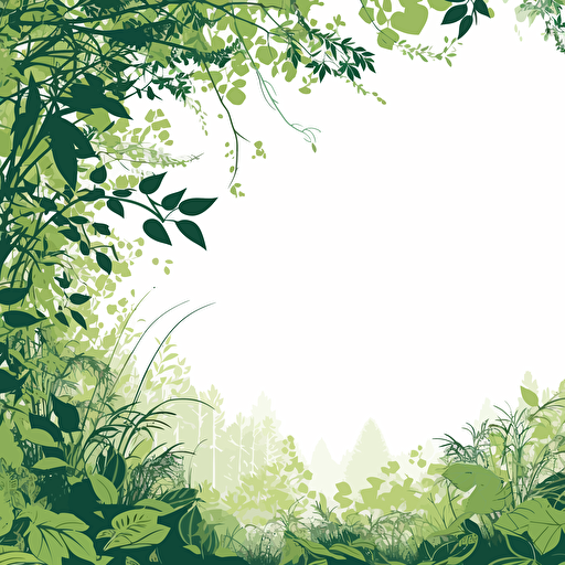 a clean vector art background, white::2 green::1