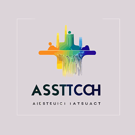 a insight tech service company logo,lattermark of "quick" "descision" logo ,showing people a young feeling,flat vector logo,gradient,simple minimal,by Bauhaus