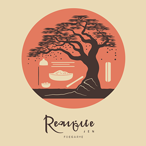 japanese restaurant logo, vector, no baqckground