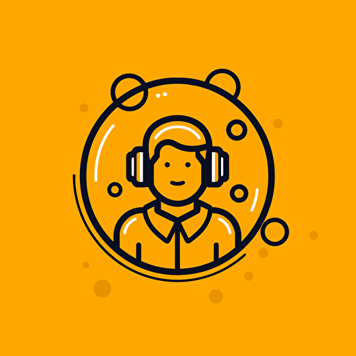 Technical Support icon, vector, simple