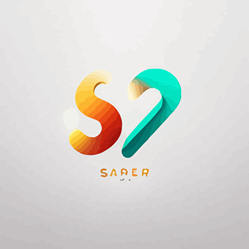 simple logo design of letter "so", flat 2d, vector, company logo, clean, simple, morden