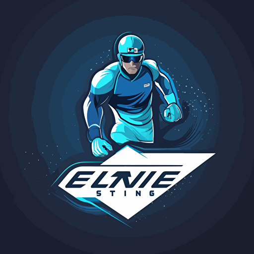 logo for sports agency, starting line sports, elite, high end, vector art, 6k, masterpiece, sports theme, professional