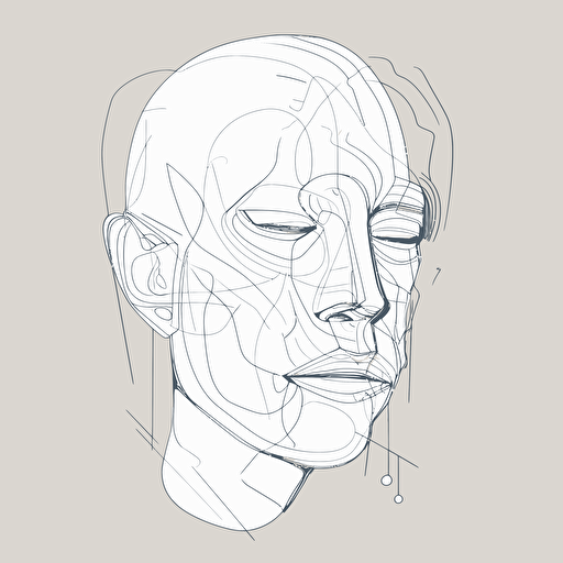 minimalist, york shamblesin the style of a single line drawing, Vector, white background, masterpiece, trending on Artstation and Dribbble.