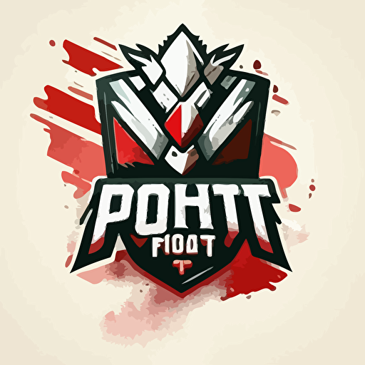 poland first to fight, vector illustrated logo, badge, e-sport, clan
